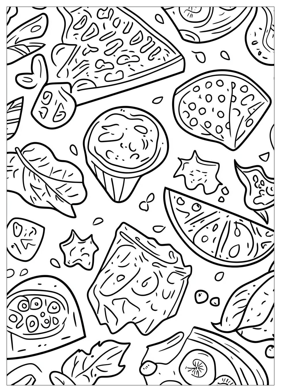 Food Coloring Pages-4