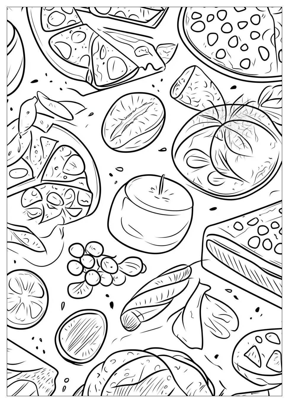 Food Coloring Pages-5