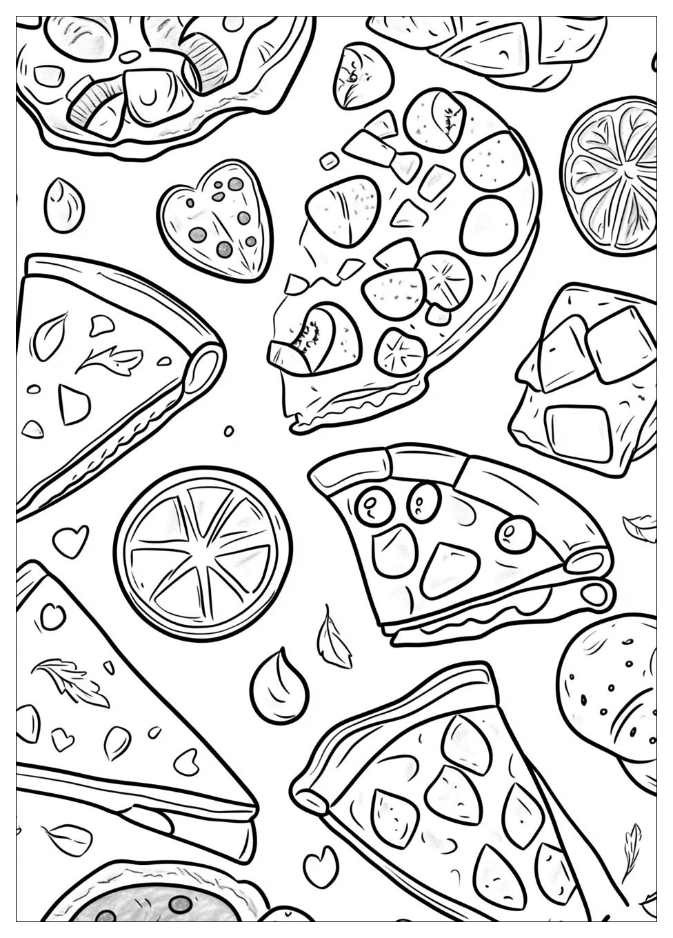 Food Coloring Pages-8