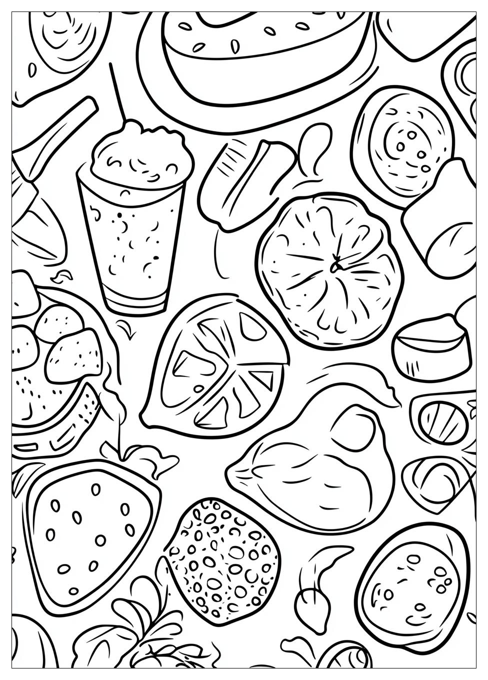 Food Coloring Pages-9