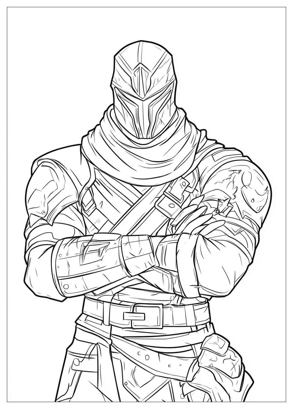 Fortnite Coloring Pages-18