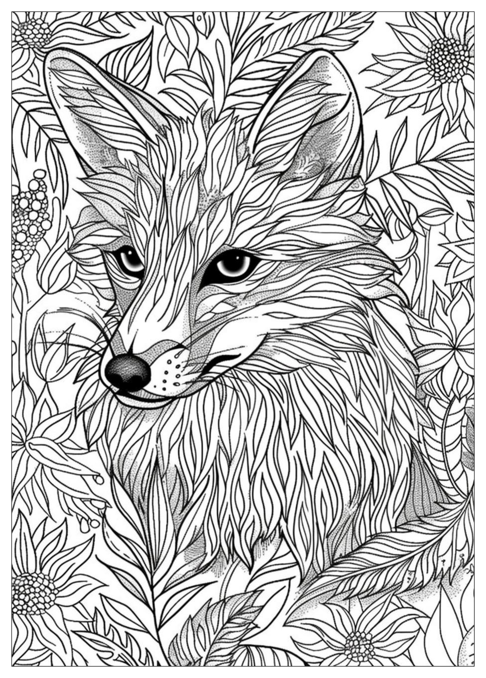Fox And Hound Coloring Pages-14