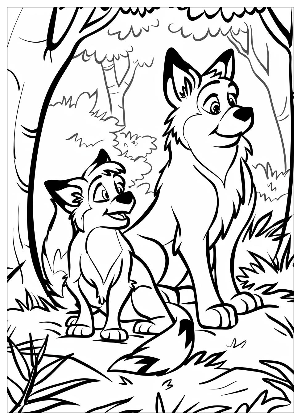Fox And The Hound Coloring Pages-11
