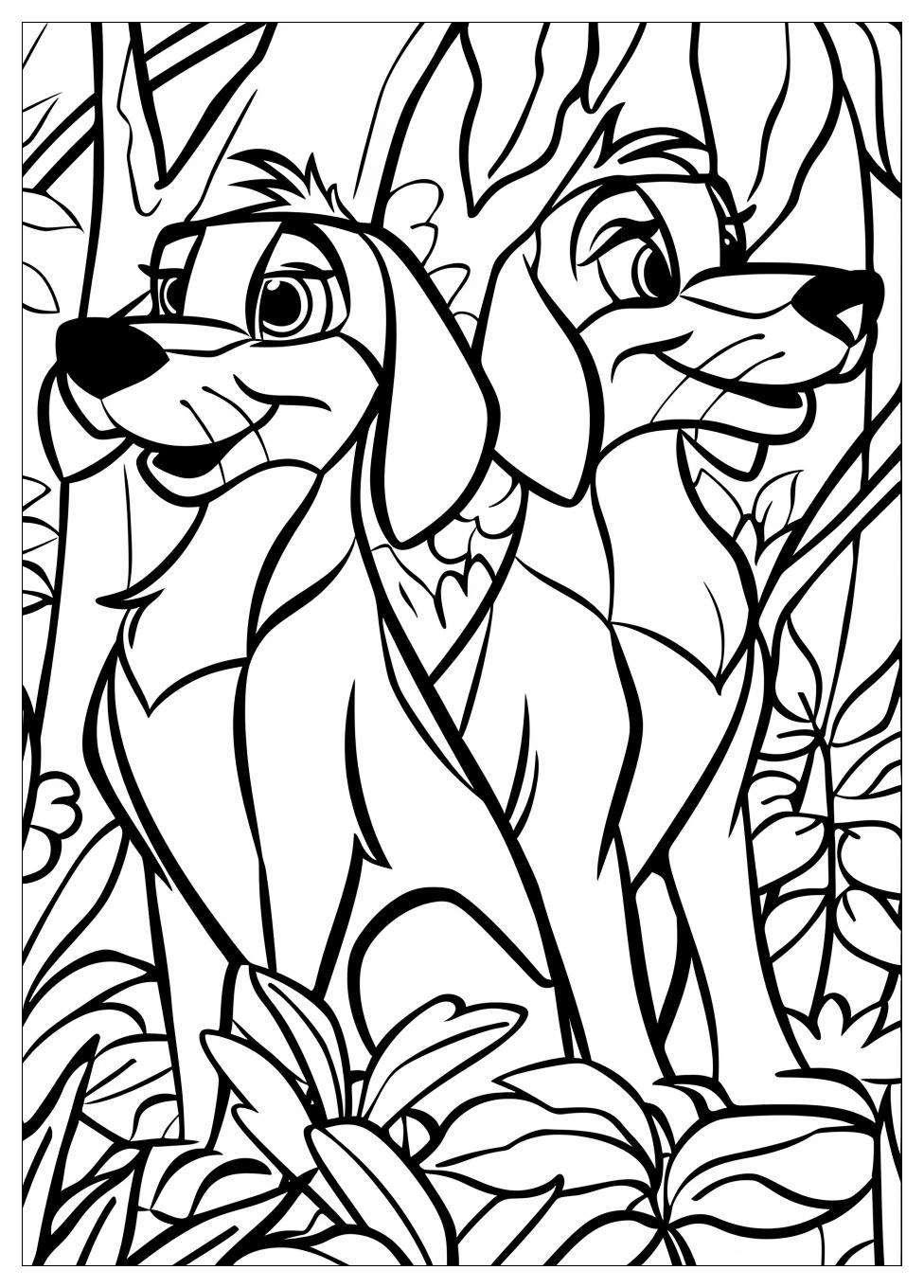Fox And The Hound Coloring Pages-12