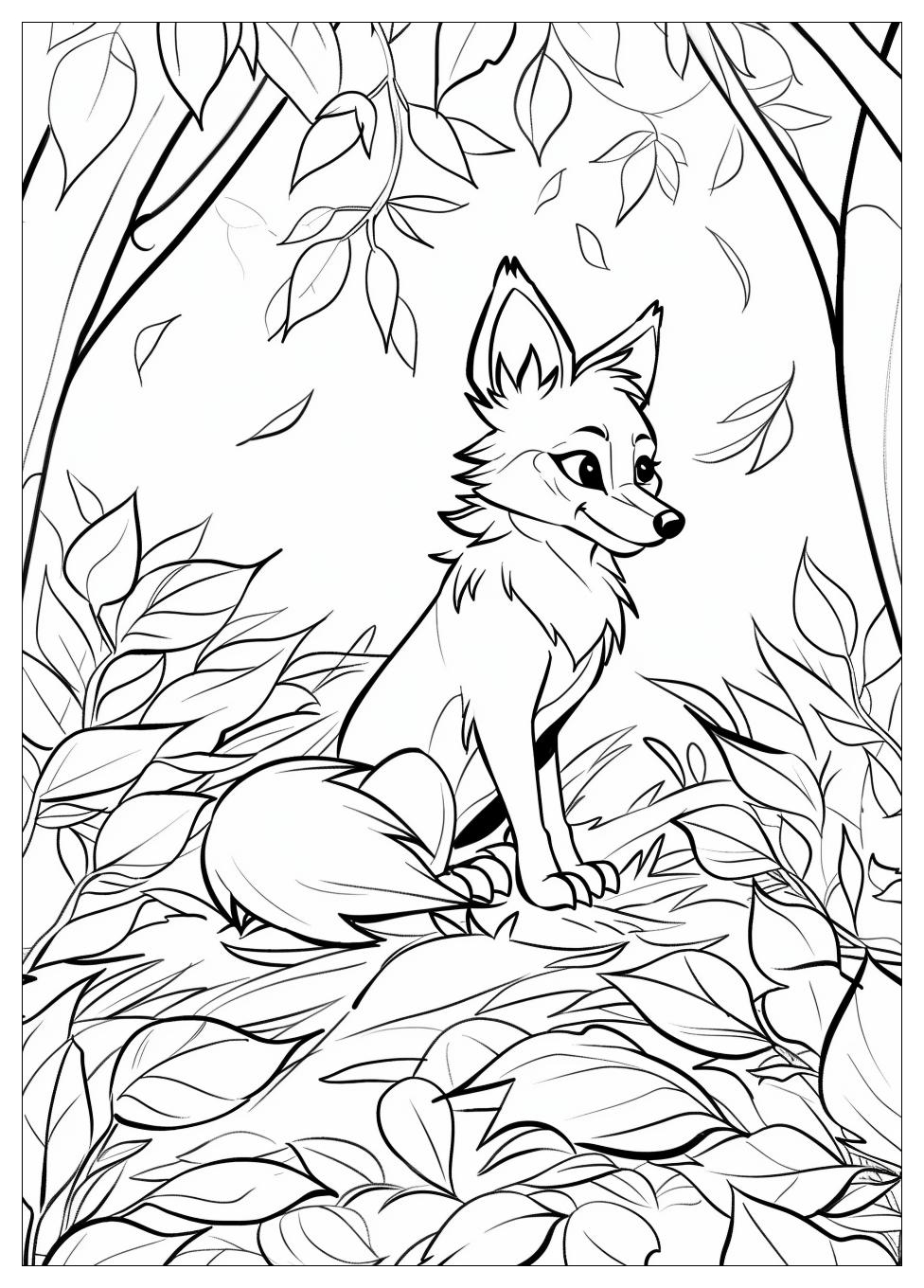 Fox And The Hound Coloring Pages-18