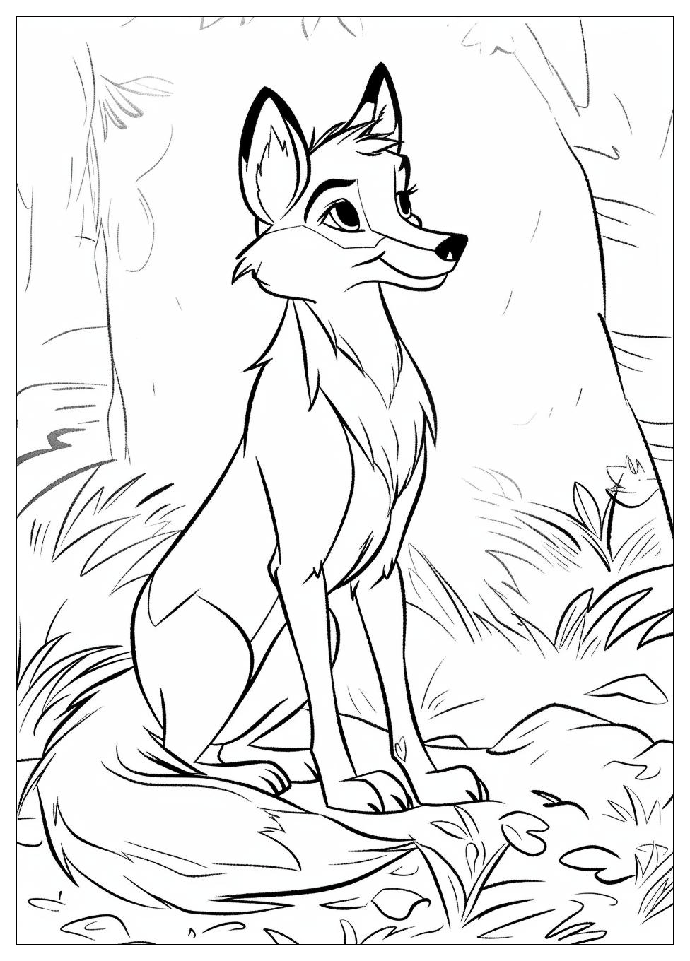 Fox And The Hound Coloring Pages-2