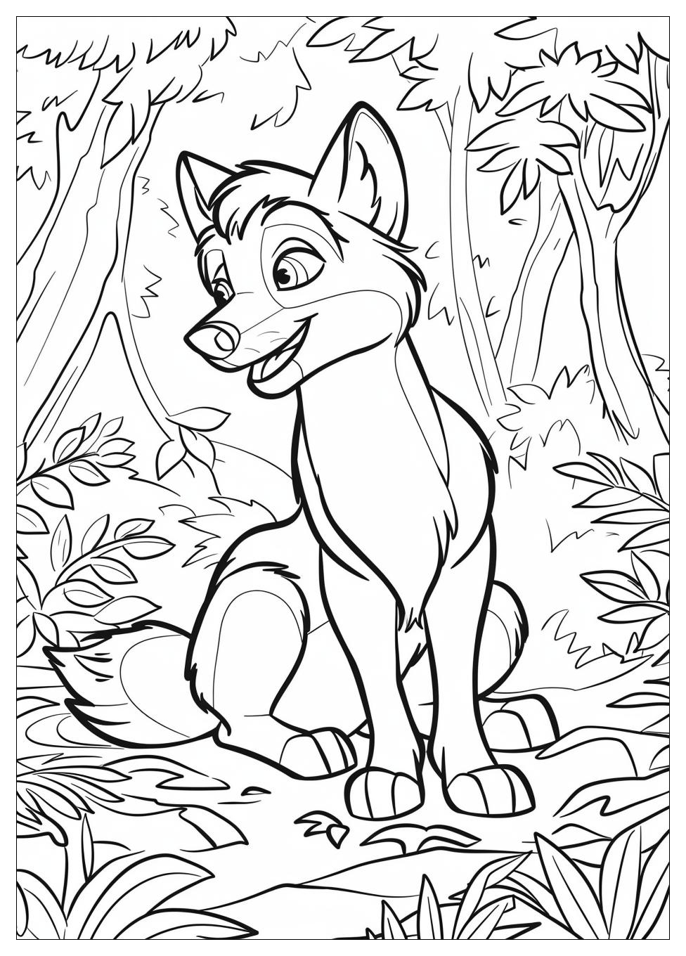 Fox And The Hound Coloring Pages-3