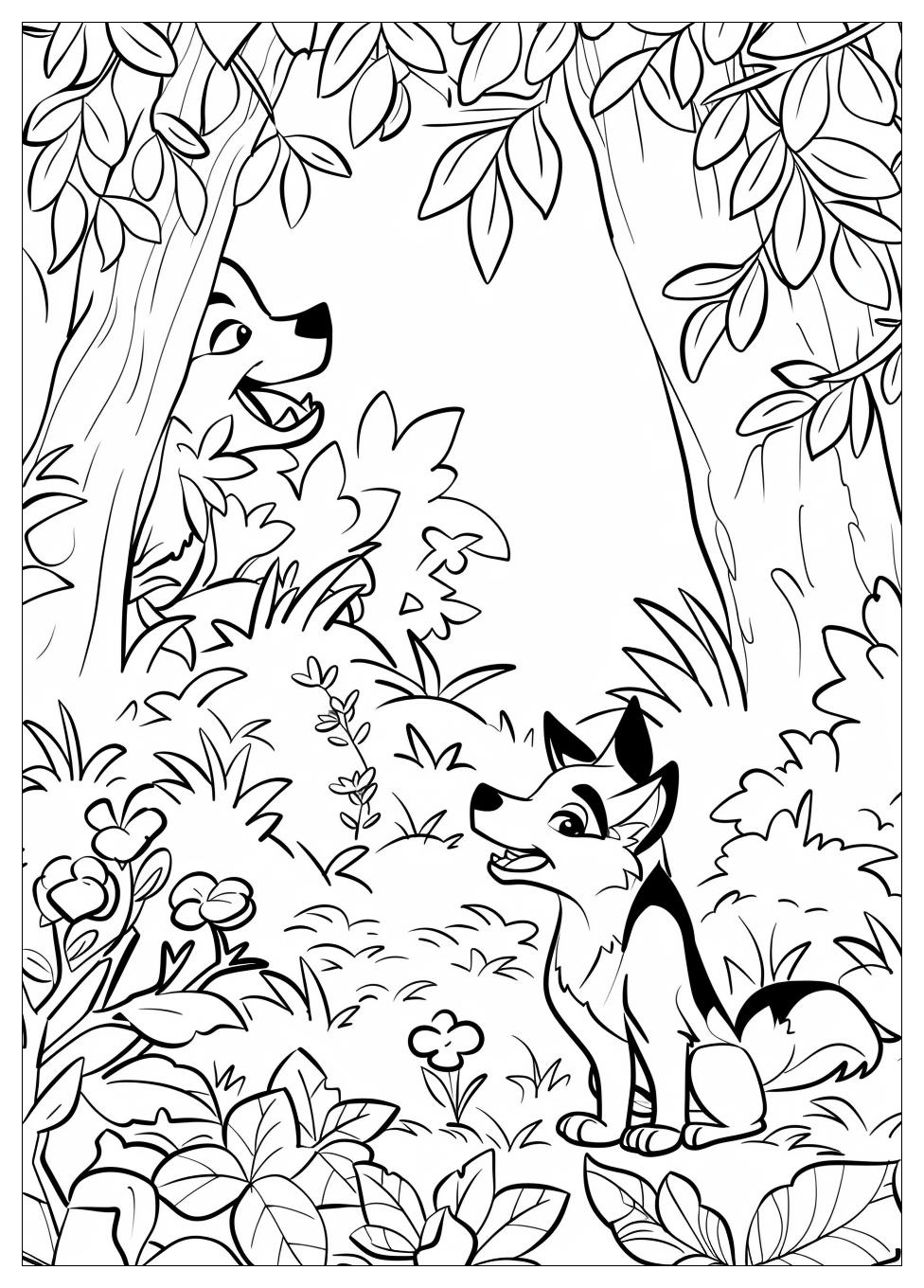 Fox And The Hound Coloring Pages-4