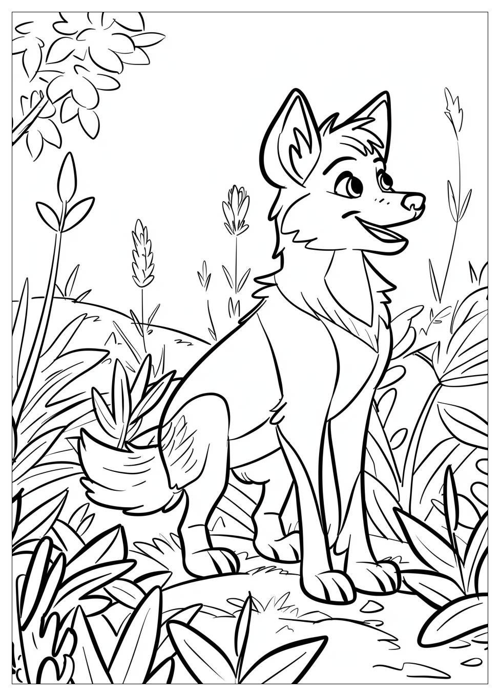 Fox And The Hound Coloring Pages-6