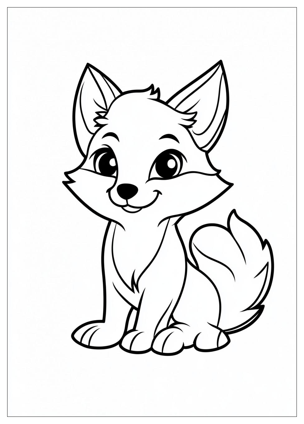 Fox Coloring Pages-8