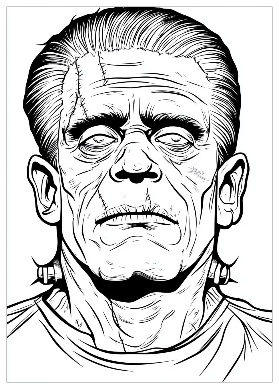 Frankenstein Coloring Pages-1