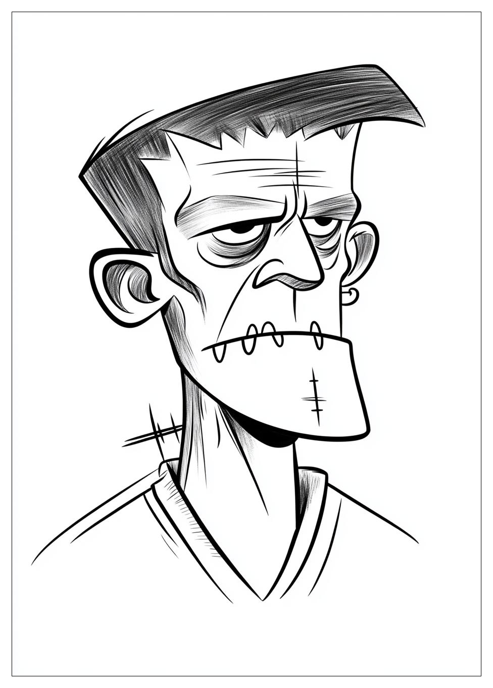 Frankenstein Coloring Pages-10