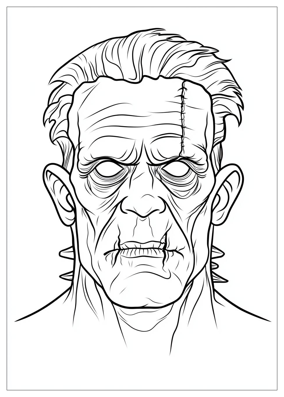 Frankenstein Coloring Pages-12