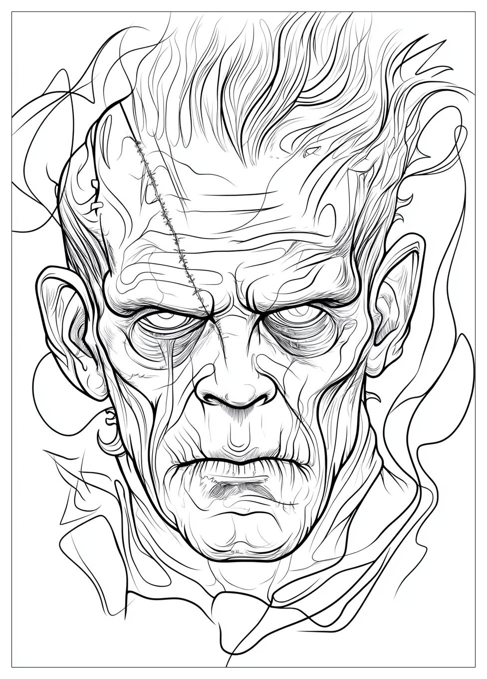 Frankenstein Coloring Pages-15