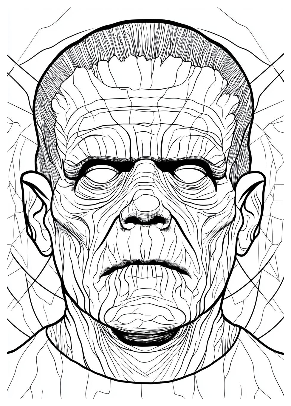 Frankenstein Coloring Pages-16