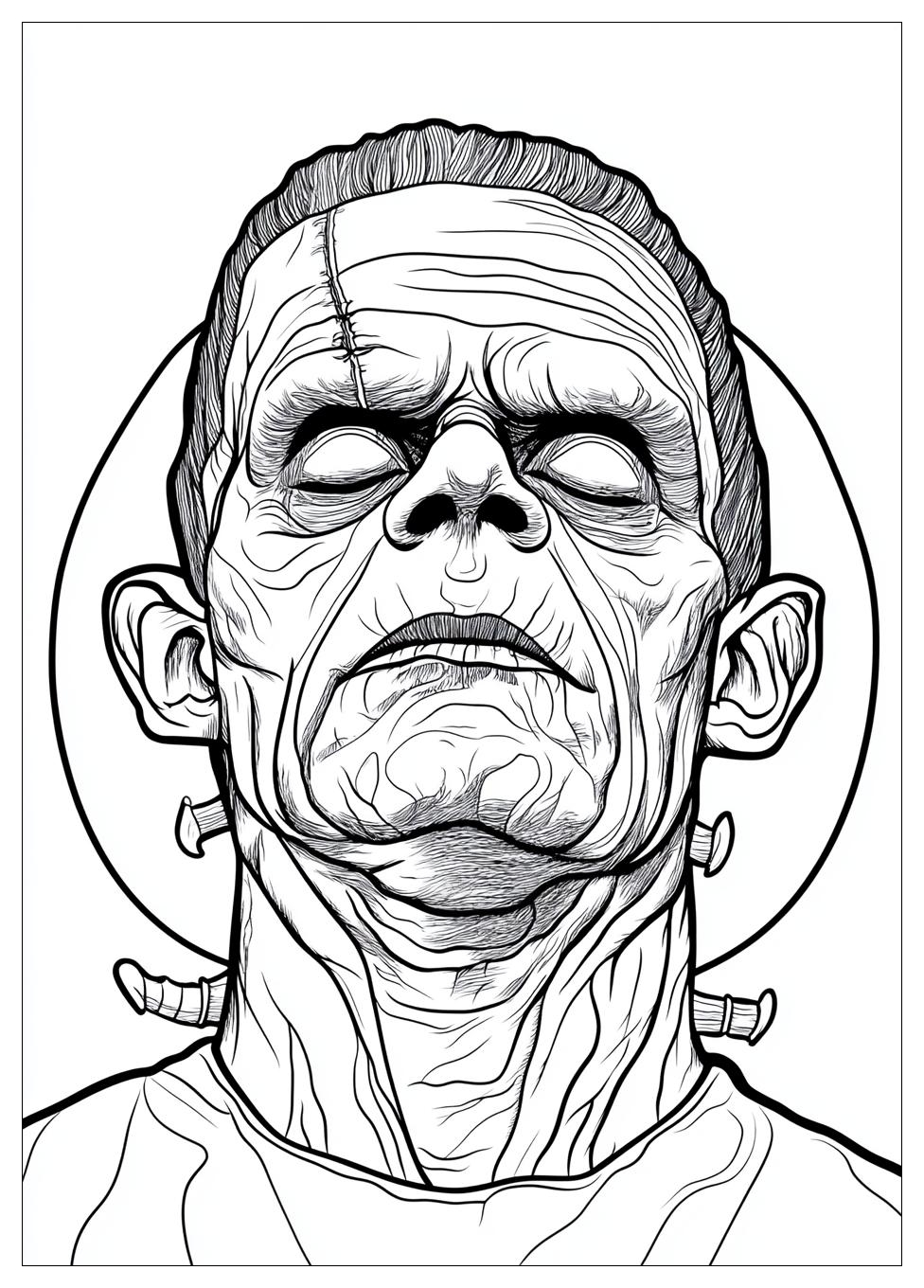 Frankenstein Coloring Pages-19