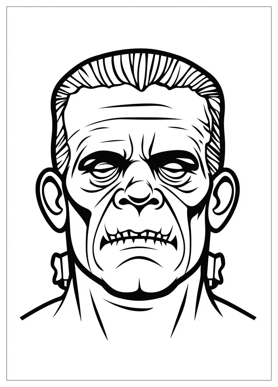 Frankenstein Coloring Pages-2