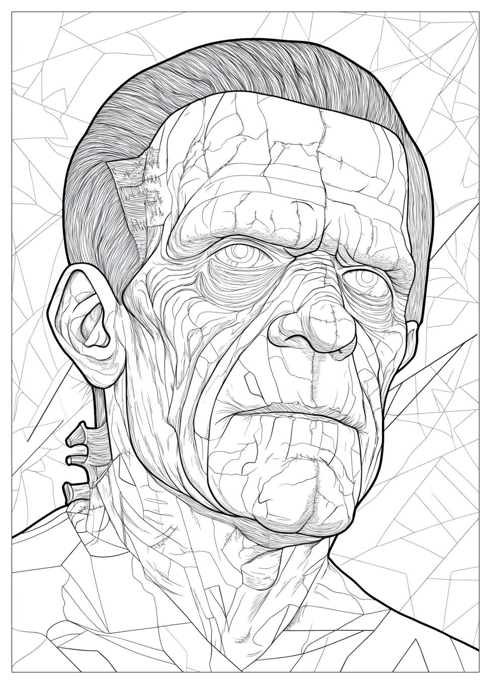 Frankenstein Coloring Pages-20