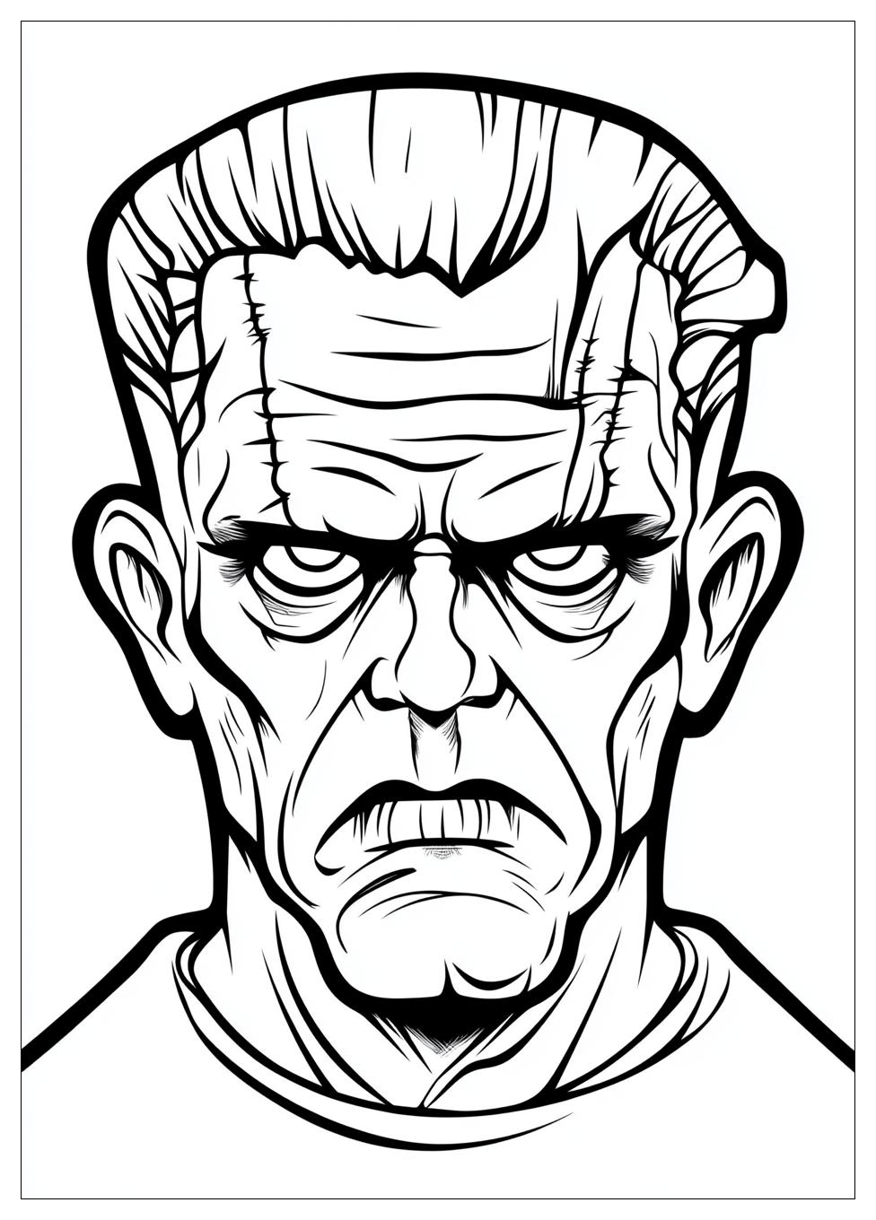Frankenstein Coloring Pages-3