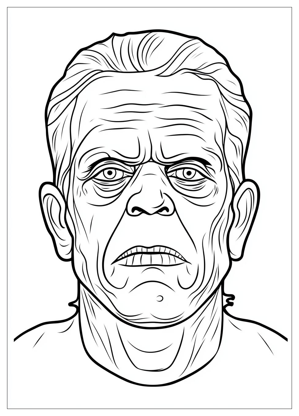 Frankenstein Coloring Pages-4