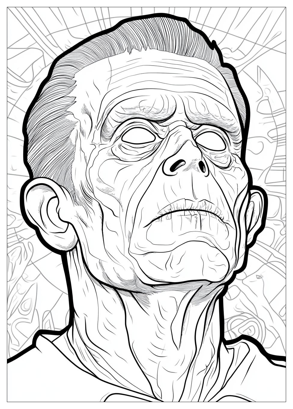 Frankenstein Coloring Pages-8