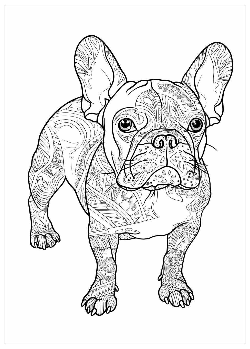French Bulldog Coloring Pages-16