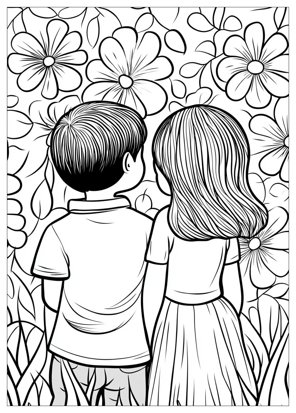 Friendship Coloring Pages-1