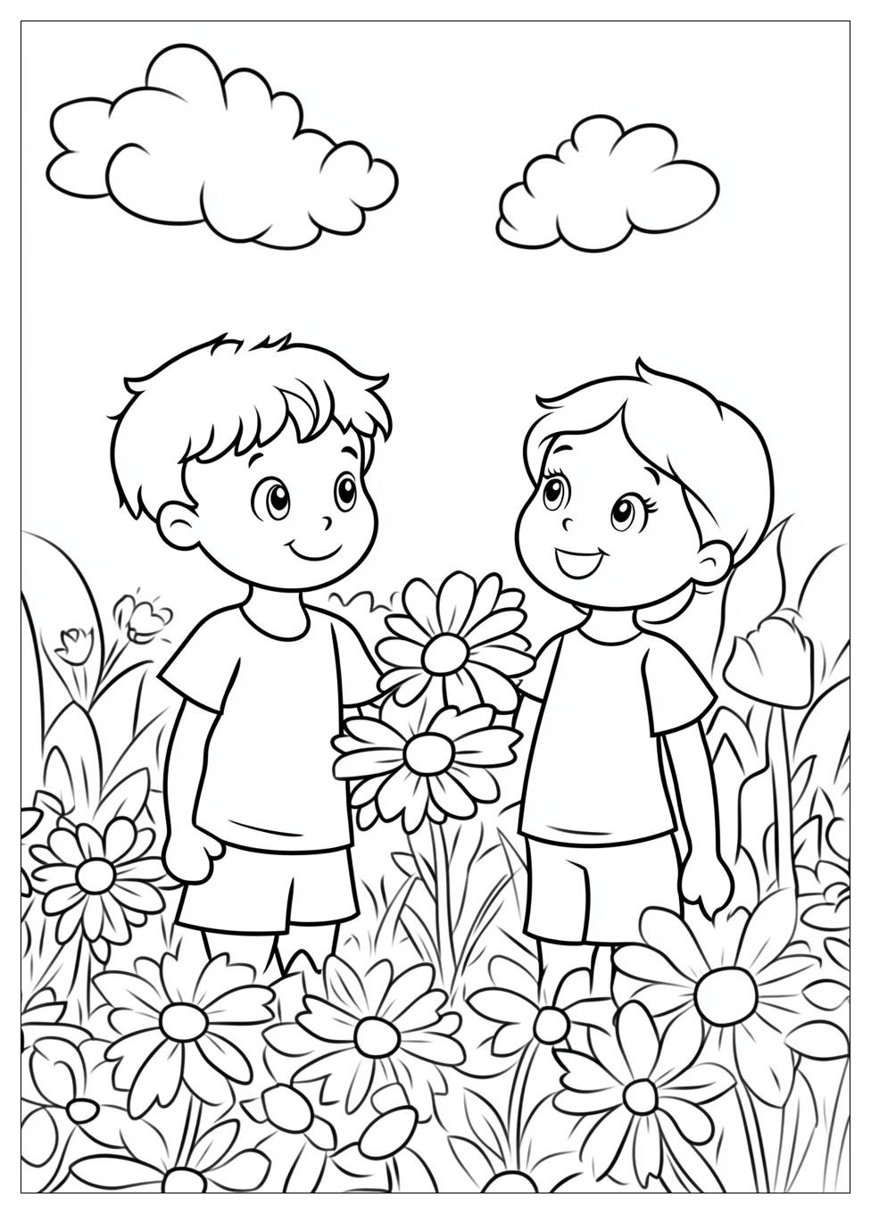 Friendship Coloring Pages-11