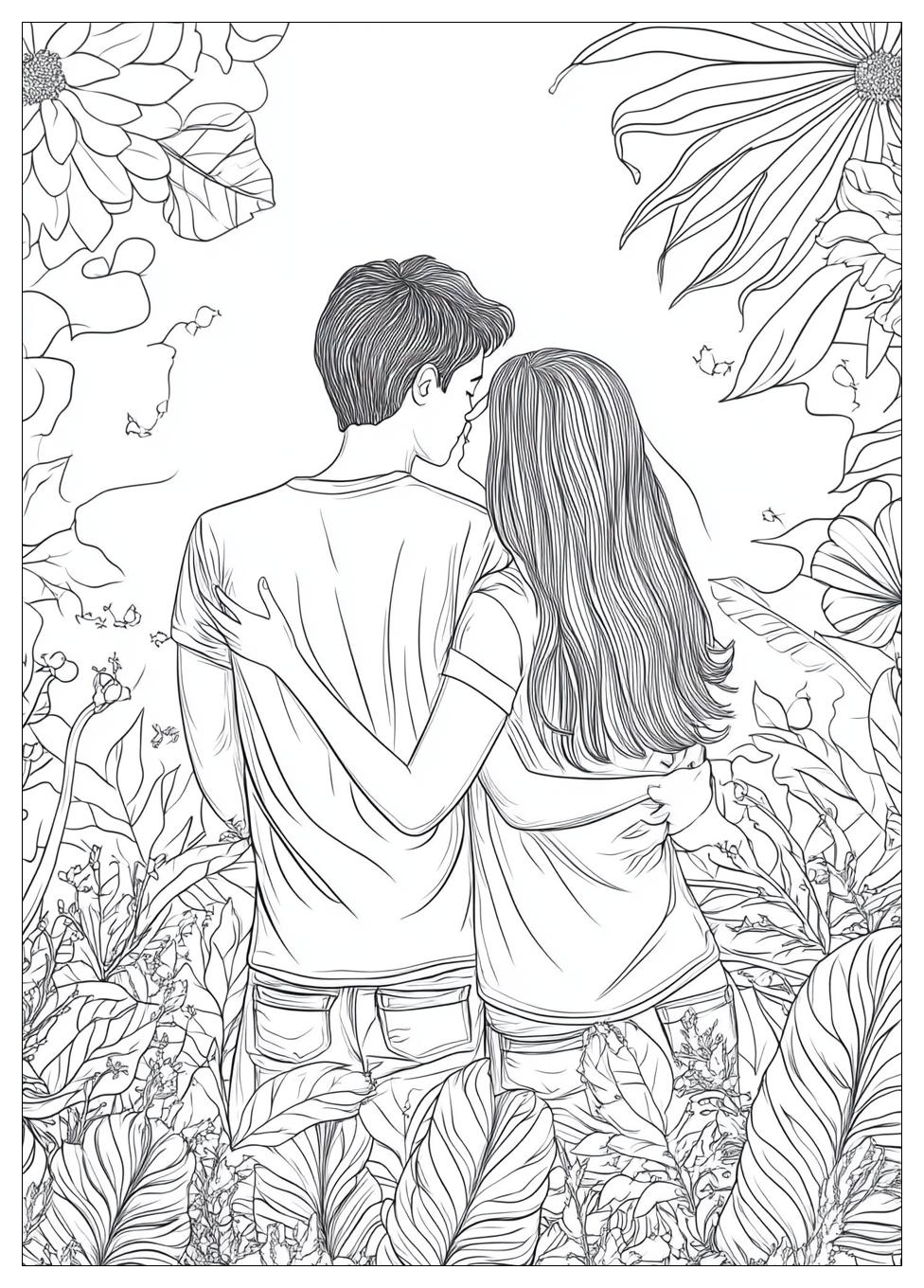 Friendship Coloring Pages-19