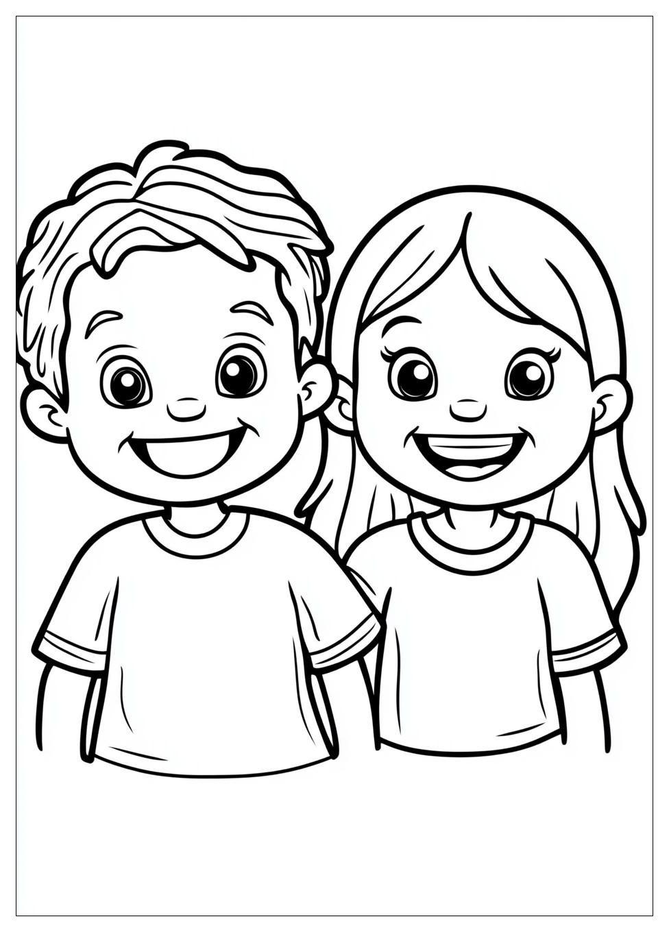 Friendship Coloring Pages-6