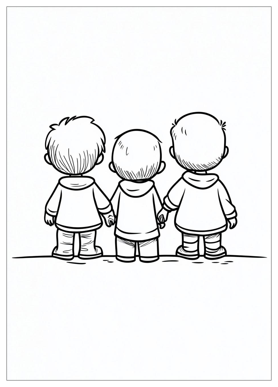 Friendship Coloring Pages-8