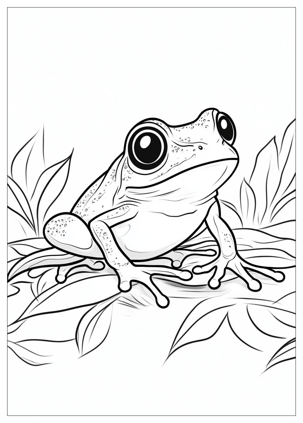 Frog Coloring Pages-11