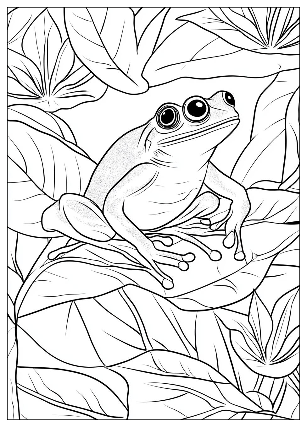 Frog Coloring Pages-12