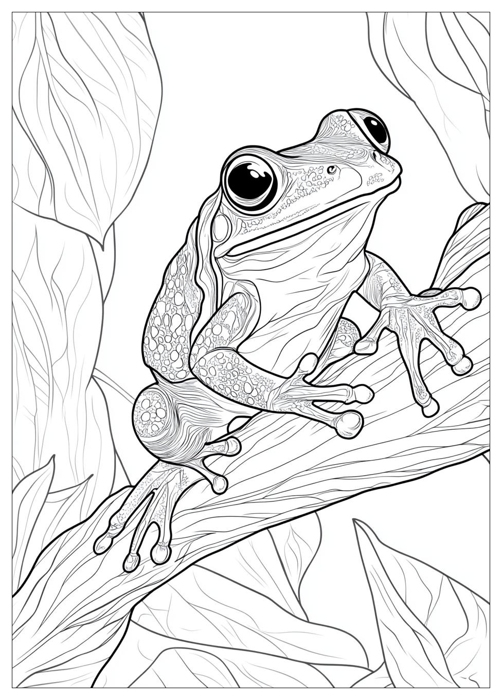 Frog Coloring Pages-15