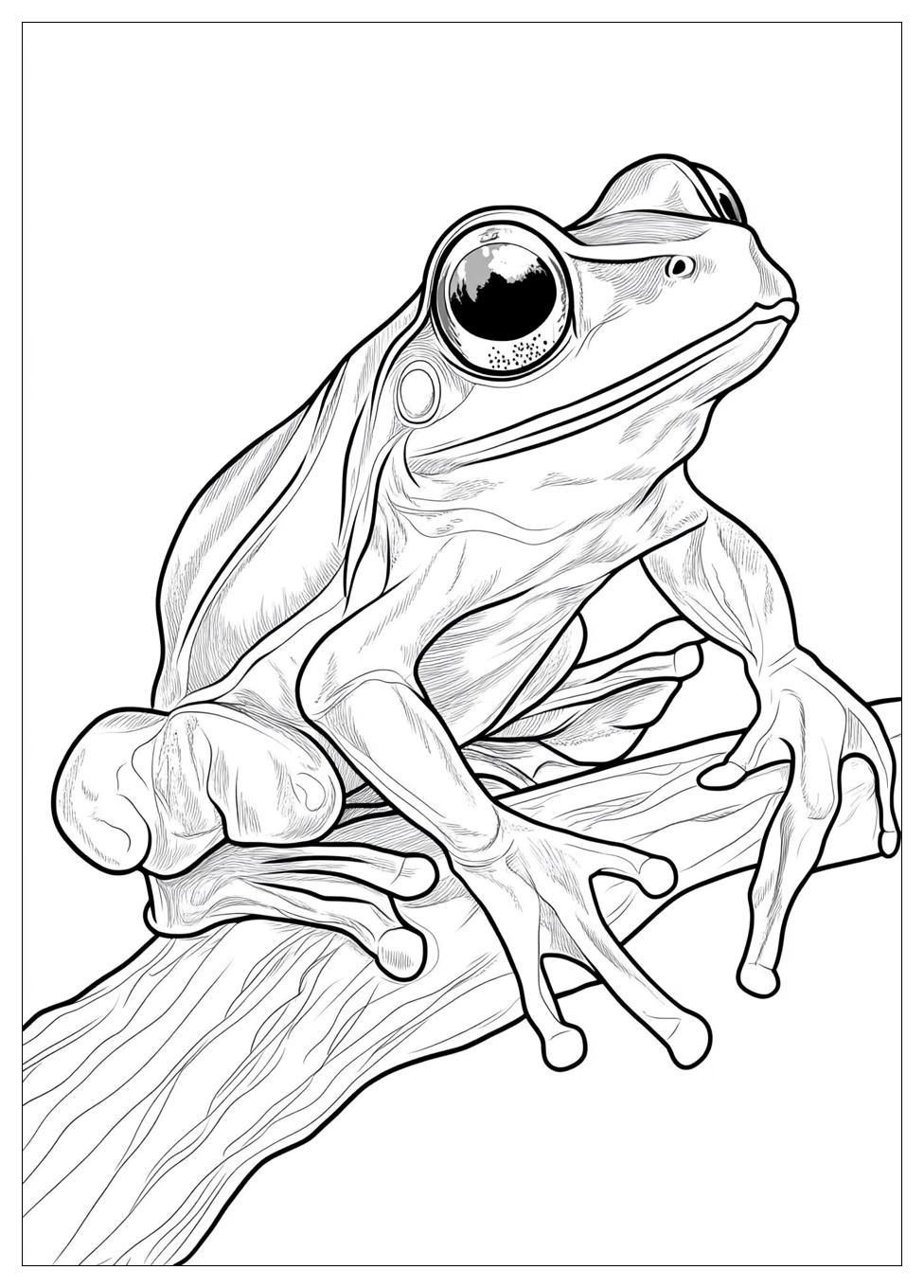 Frog Coloring Pages-16