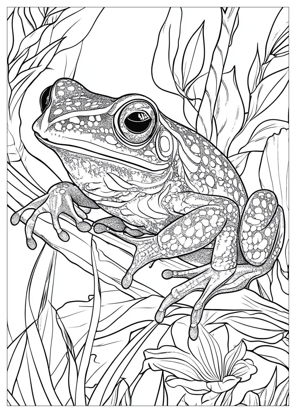 Frog Coloring Pages-18