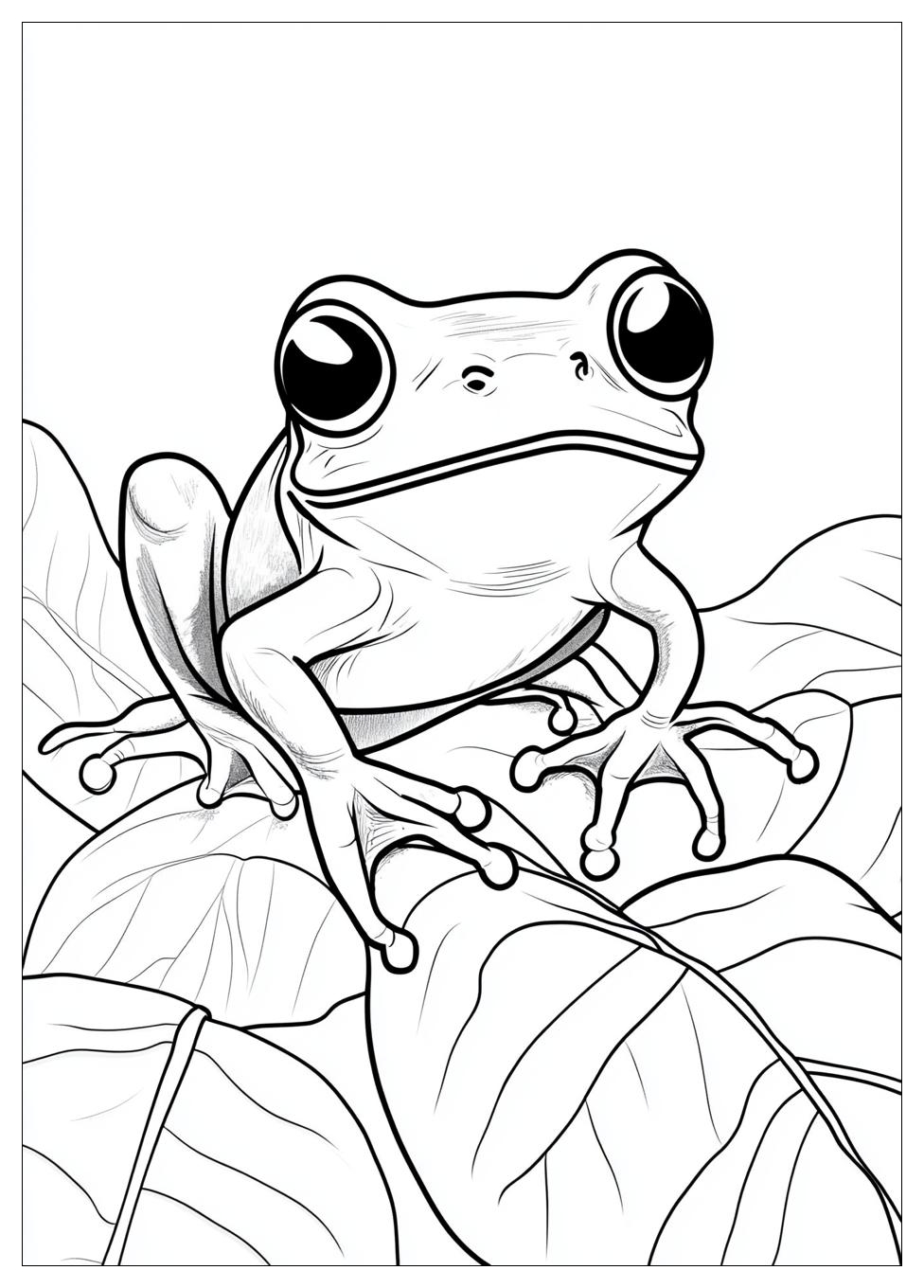 Frog Coloring Pages-2