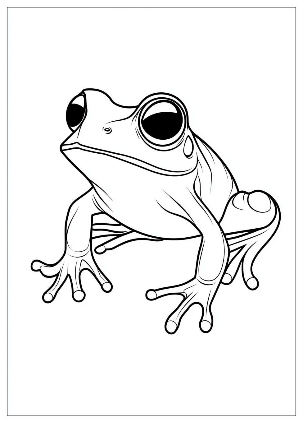 Frog Coloring Pages-3