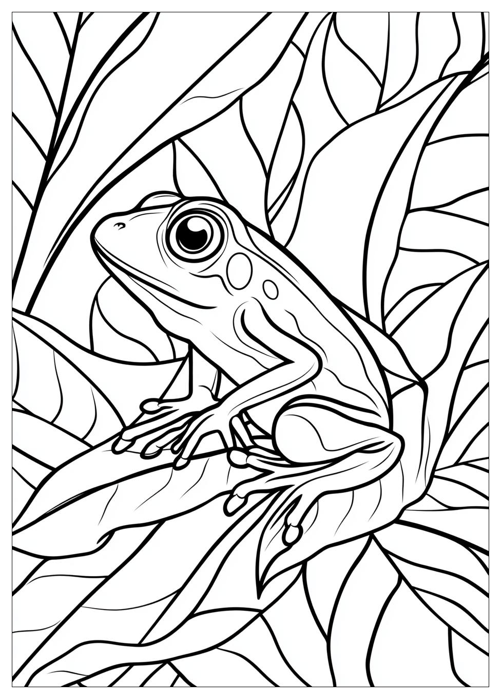 Frog Coloring Pages-5