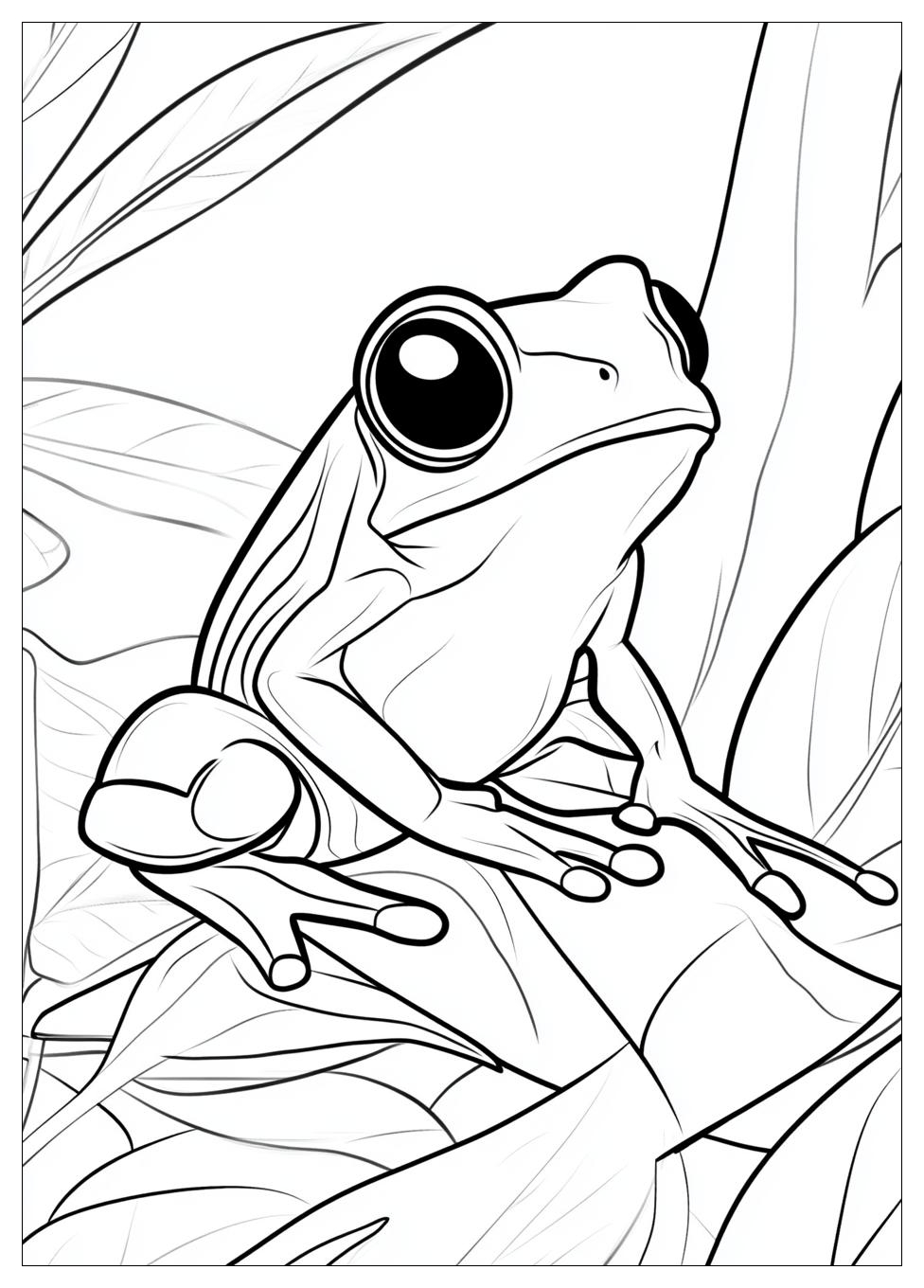 Frog Coloring Pages-6