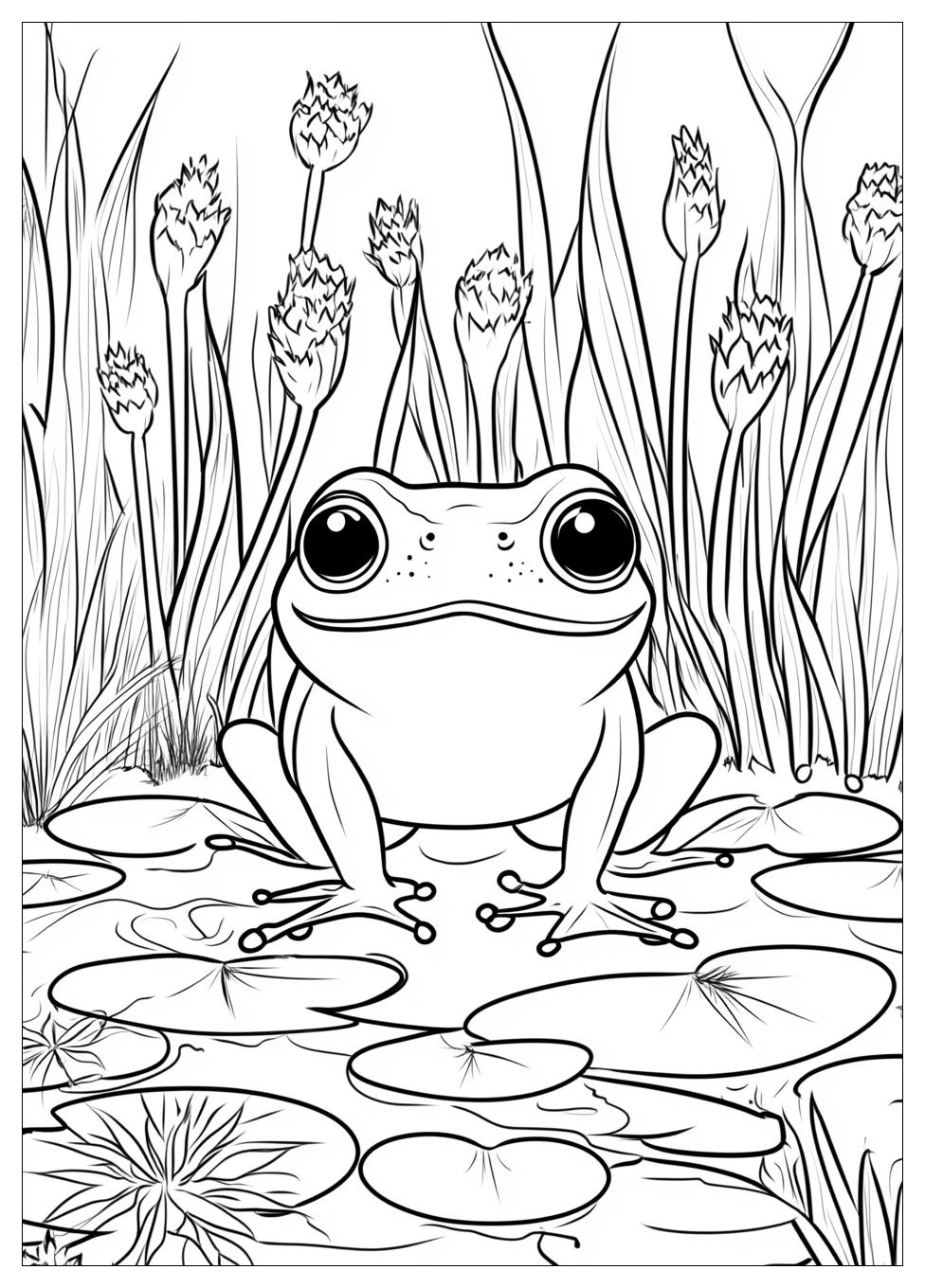 Frog Coloring Pages-7