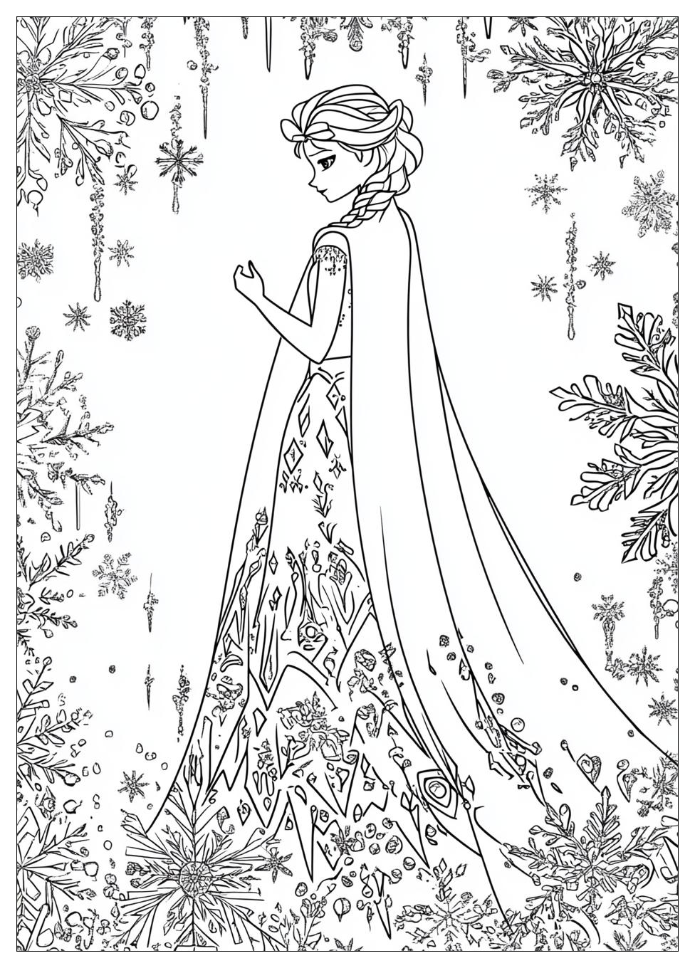 Frozen Coloring Pages-19