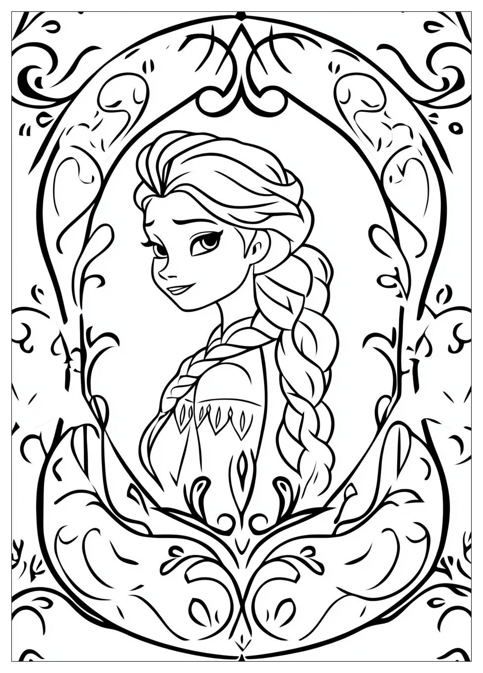 Frozen Coloring Pages-8