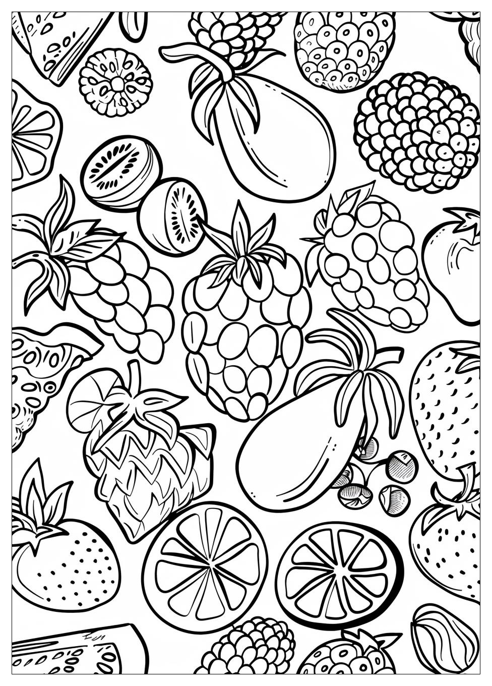 Fruit Coloring Pages-8