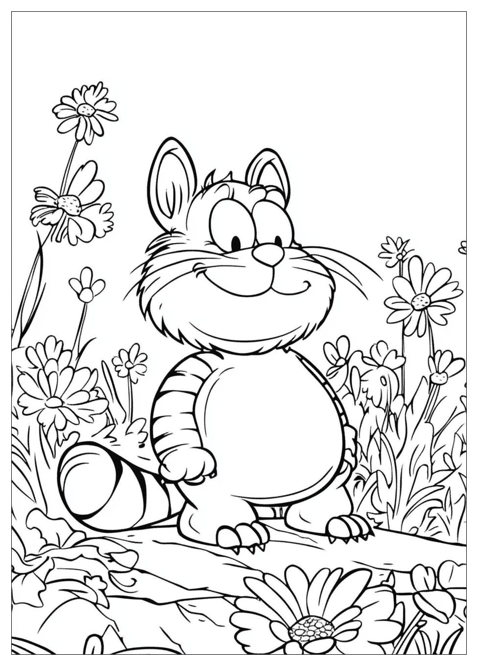 Garfield Coloring Pages-13