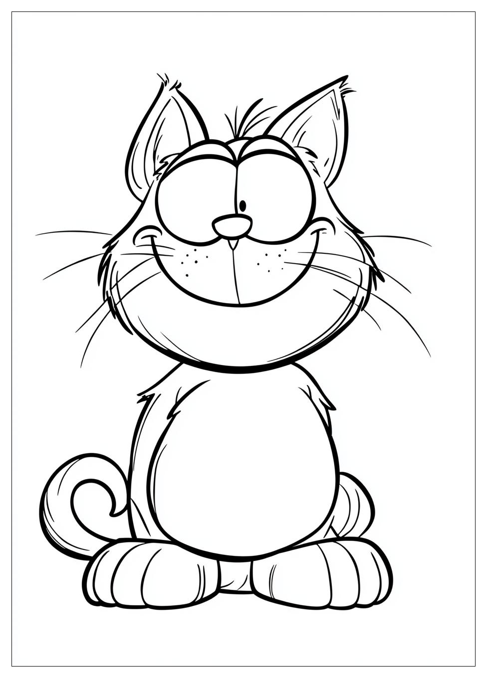 Garfield Coloring Pages-15