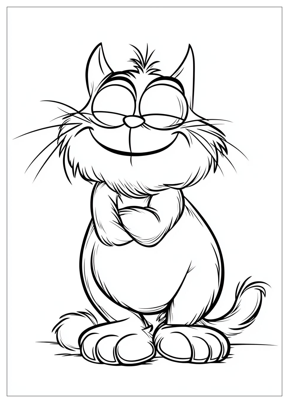 Garfield Coloring Pages-16
