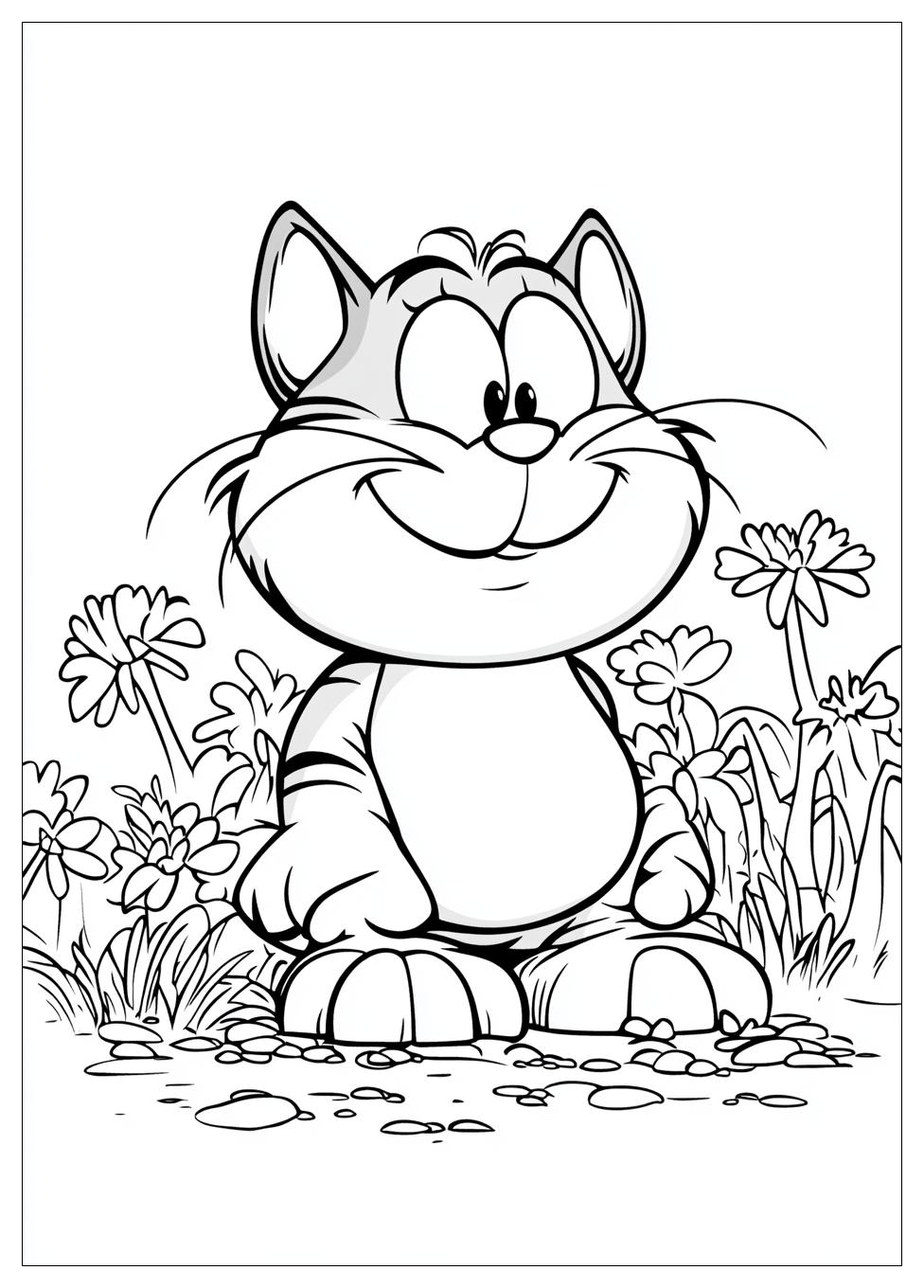 Garfield Coloring Pages-19