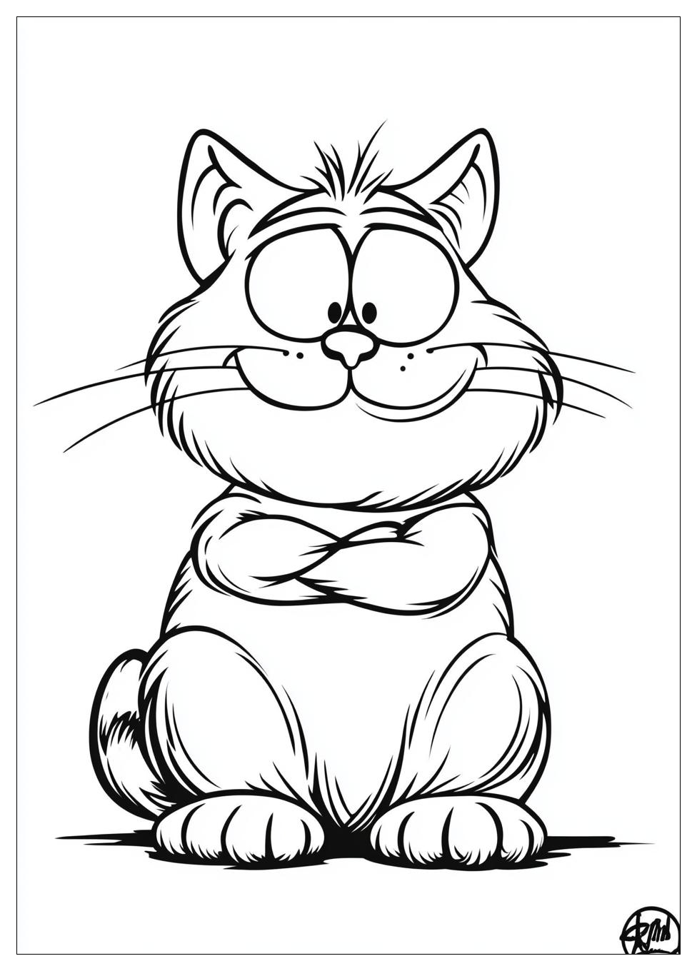 Garfield Coloring Pages-20