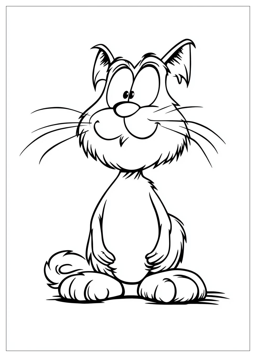 Garfield Coloring Pages-3